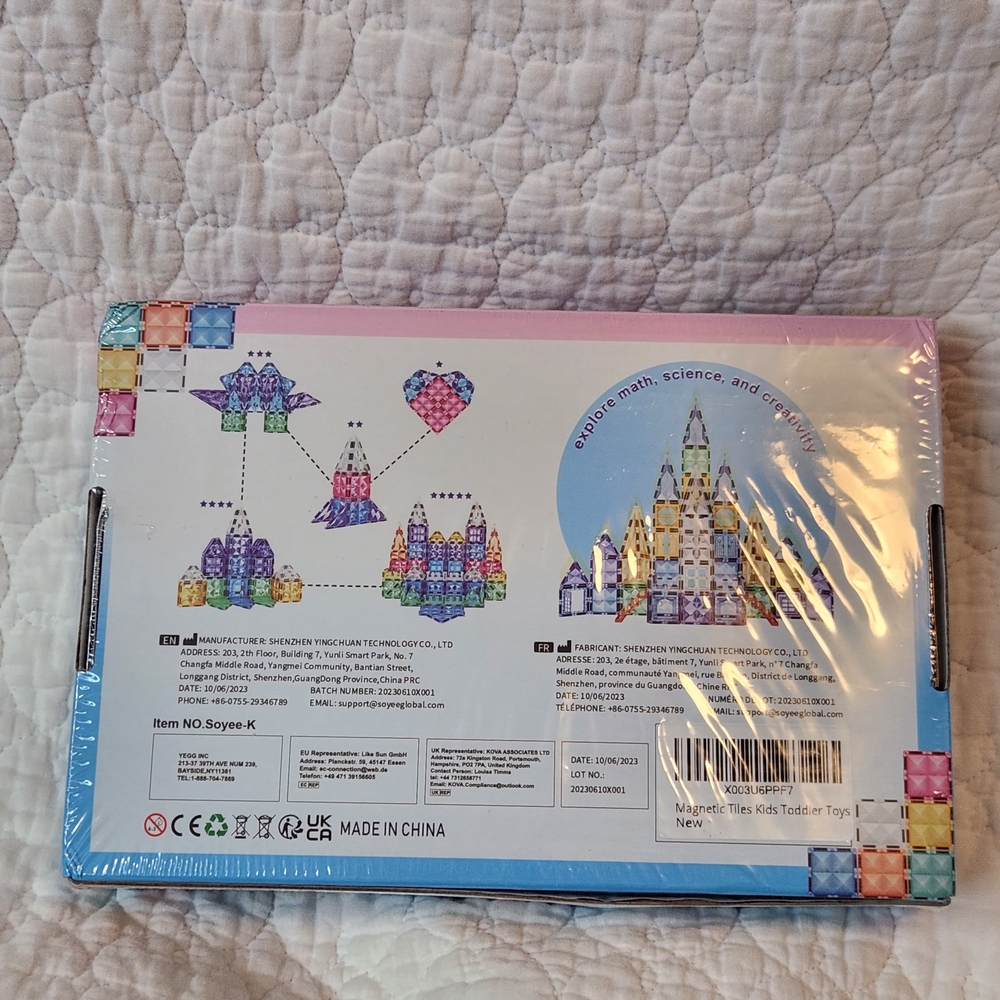 Magnetic Building Tiles - Colorful Creative Set - Picture 4 of 6